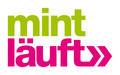 Logo MINT läuft grün und lila